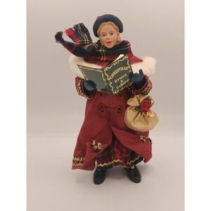 2001 Clothtique Possible Dreams Christmas Caroler Madeline Figure #720020 W/Box